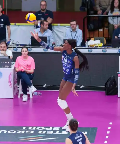 Paola Egonu ha perso derby e secondo posto