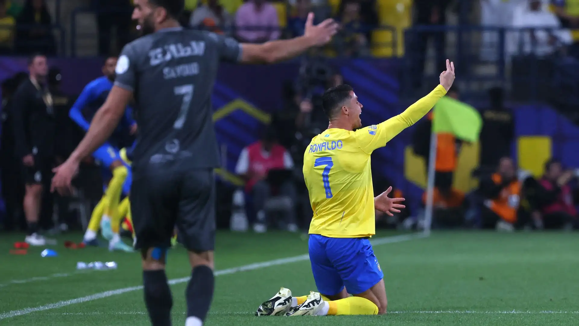 Squadre al riposo sull'1-1 e CR7 inquieto