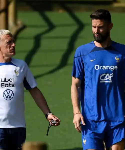 Didier Deschamps si riscopre agente di Olivier Giroud