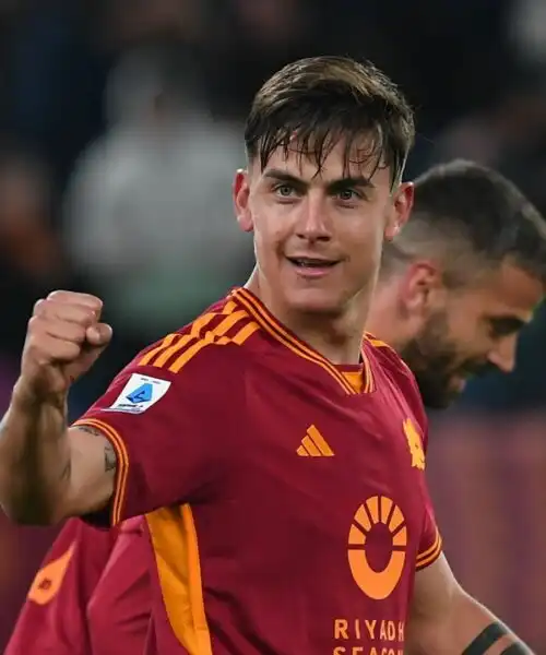 Roma, Paulo Dybala giocatore del mese in Serie A