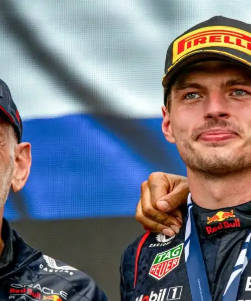 Ferrari-Newey: la reazione di Max Verstappen. Foto