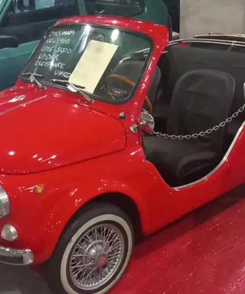 Fiat 500 Spider unico esemplare: le splendide immagini