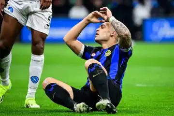 Dopo dieci vittorie consecutive l’Inter si ferma contro il Napoli
