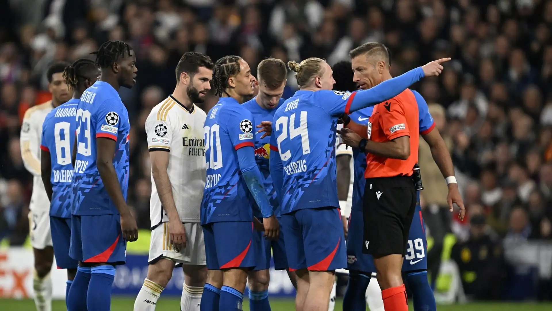 Il Real è poi andato in vantaggio proprio con Vinicius