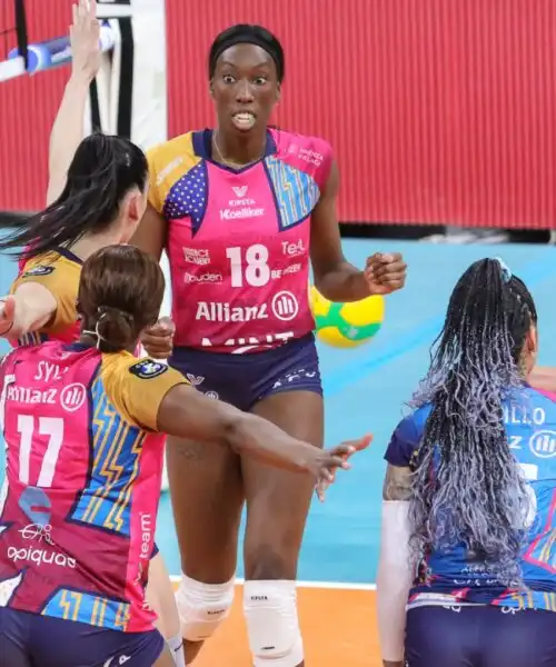 Paola Egonu top scorer, la Vero Volley Milano domina la semifinale d’andata di Champions