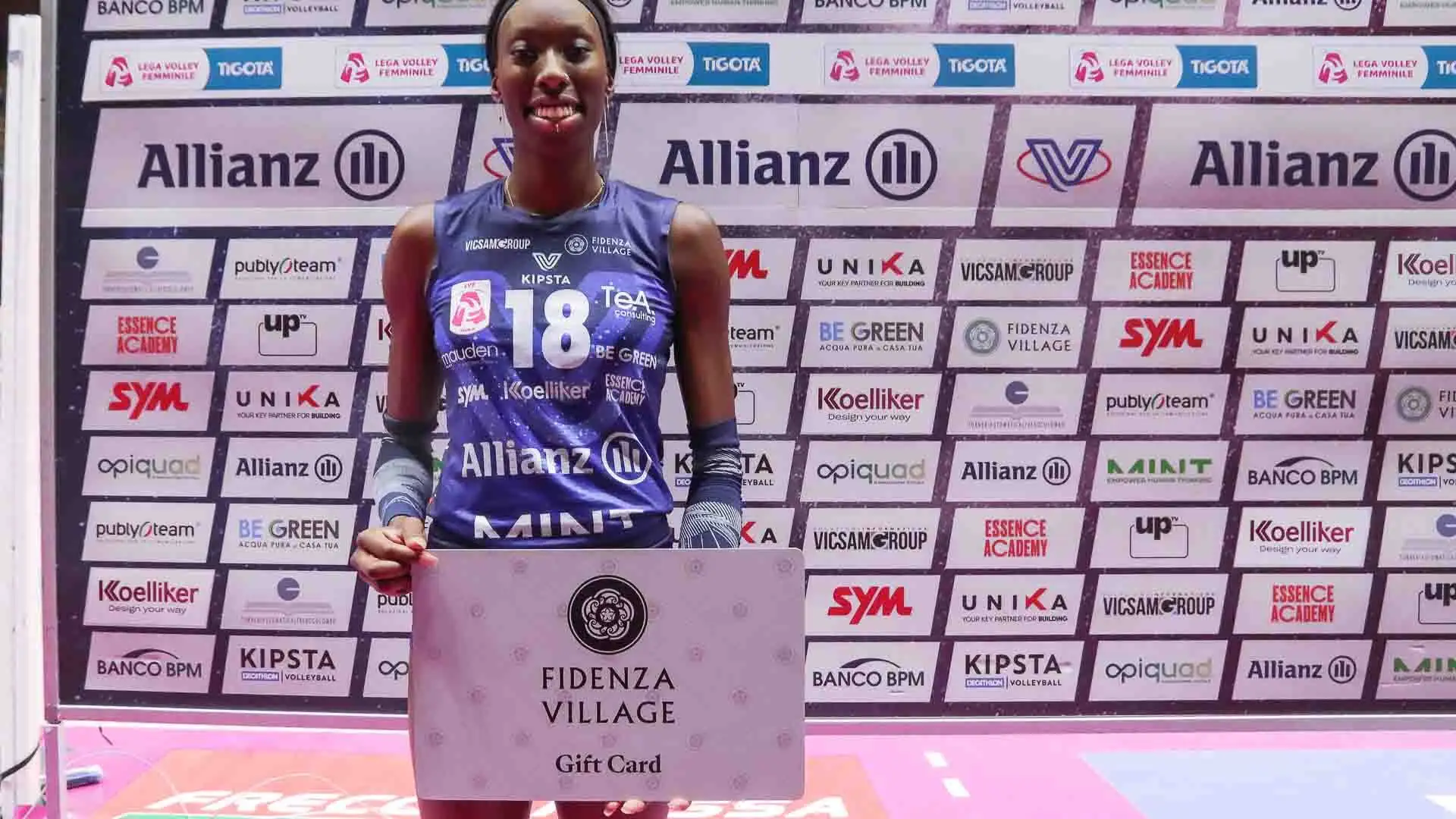 Paola Egonu è stata eletta Mvp grazie ai 30 punti segnati.