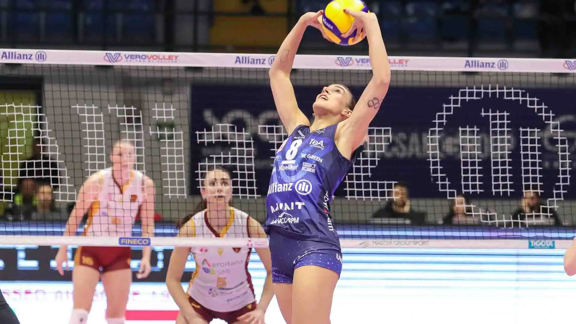 Alessia Orro e compagne hanno rischiato di perdere in casa con Roma.