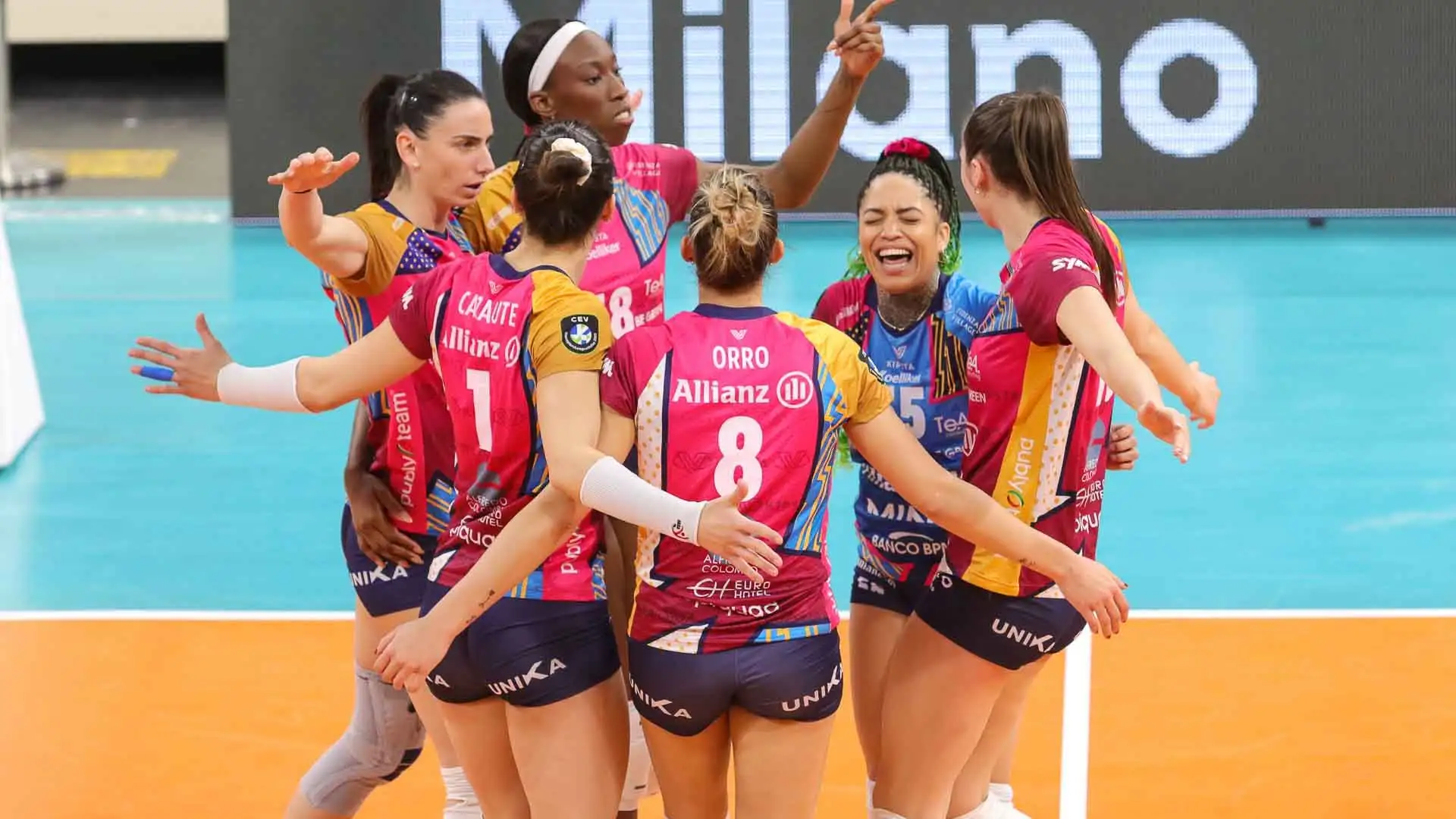 Paola Egonu ha così portato Milano per la prima volta tra le migliori quattro squadre d'Europa.