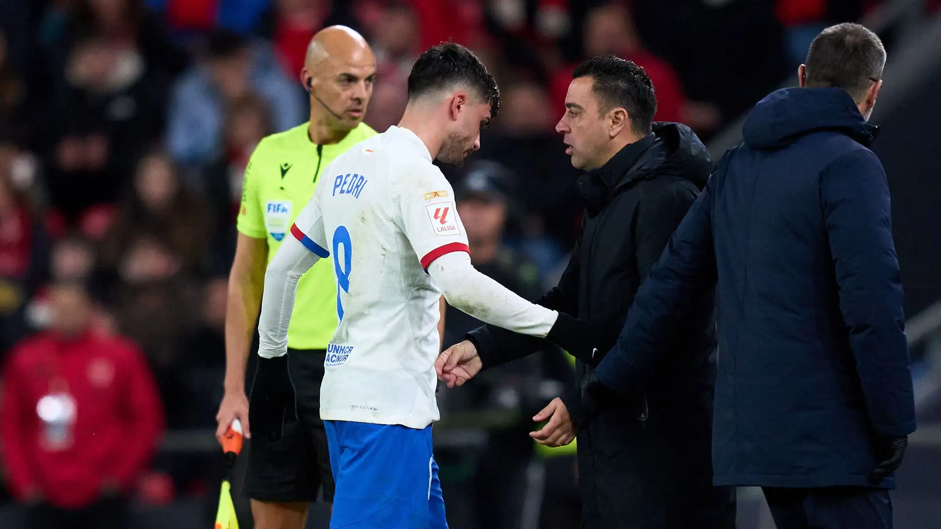 Xavi non lo avrà a disposizione per la partita di Champions League contro il Napoli