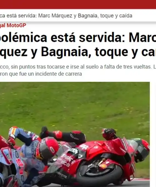 Pecco Bagnaia-Marc Marquez, in Spagna monta la polemica
