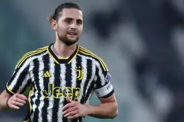 Juventus, Adrien Rabiot prova il recupero in vista del Genoa