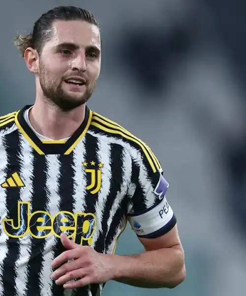 Juventus, Adrien Rabiot prova il recupero in vista del Genoa