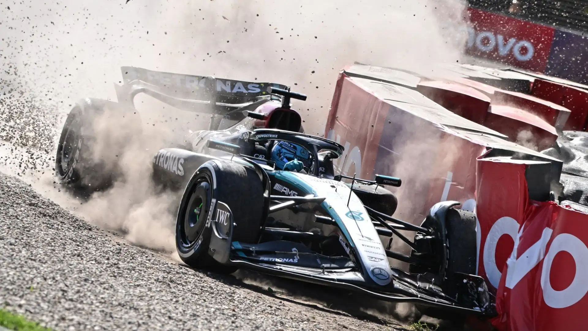 La gara è terminata con la vittoria di Sainz in regime di Safety Car