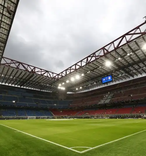 Milan-Inter verso il posticipo lunedì sera