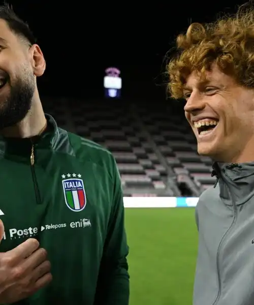 Jannik Sinner svela la grande amicizia con Gianluigi Donnarumma