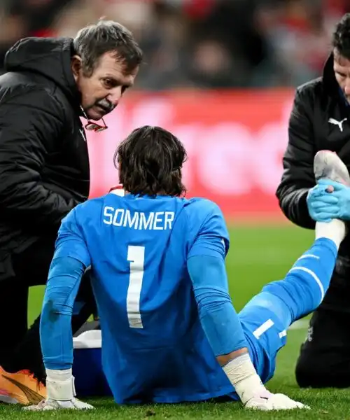Inter, un altro infortunio: si fa male anche Yann Sommer