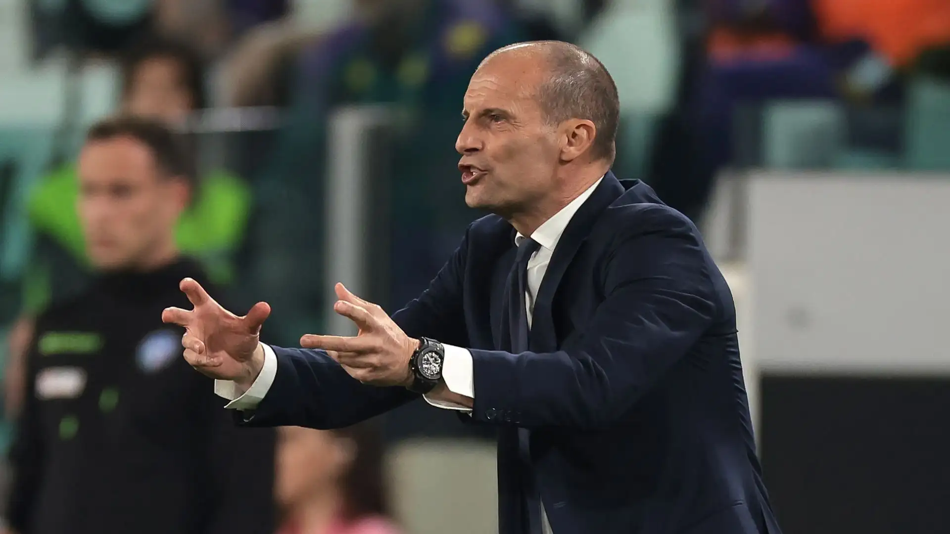 Nel mirino delle urla di Allegri le disattenzioni della squadra e il secondo tempo poco brillante