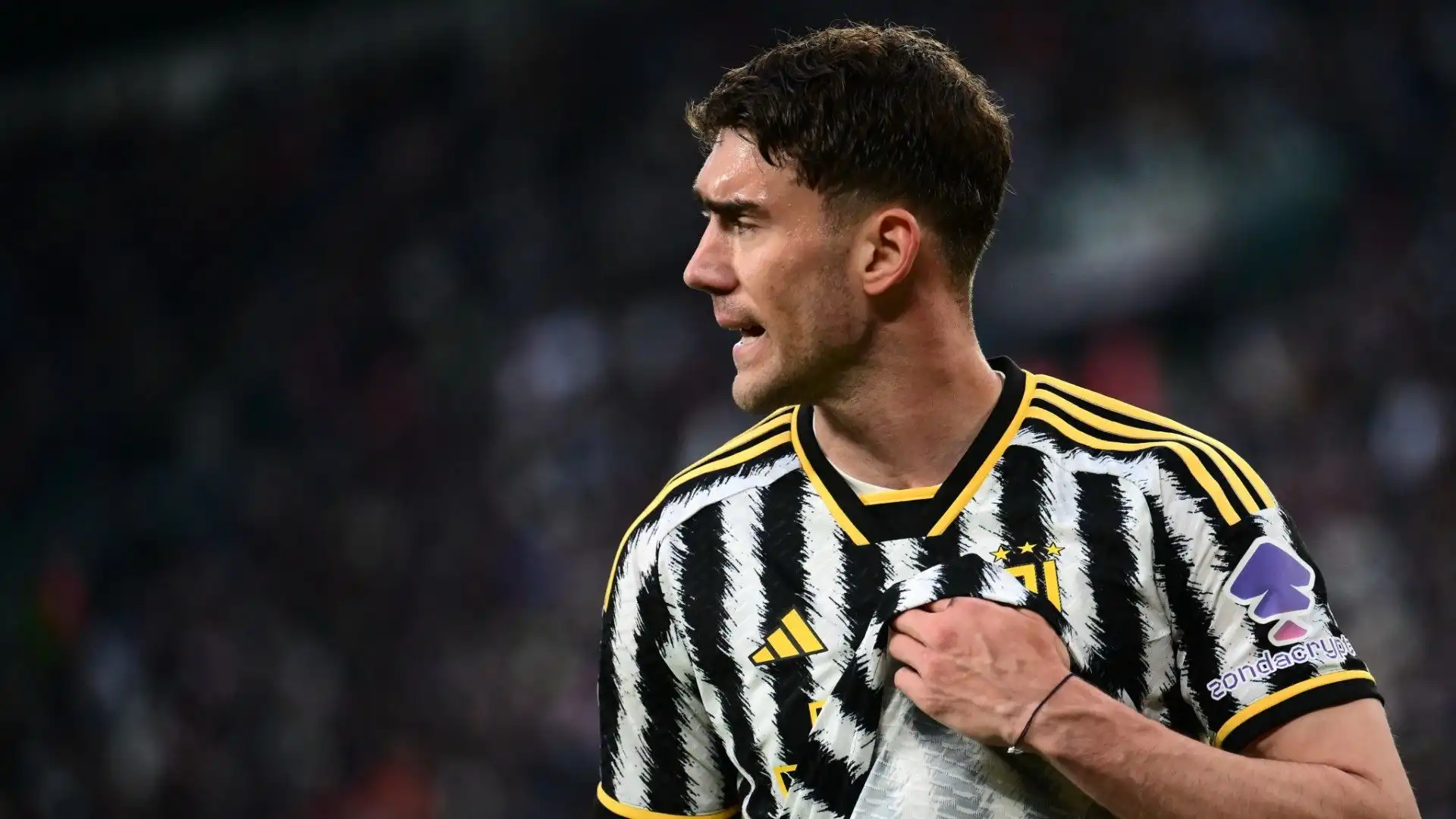 Juventus: dopo Chiesa sbotta anche Vlahovic. Le immagini
