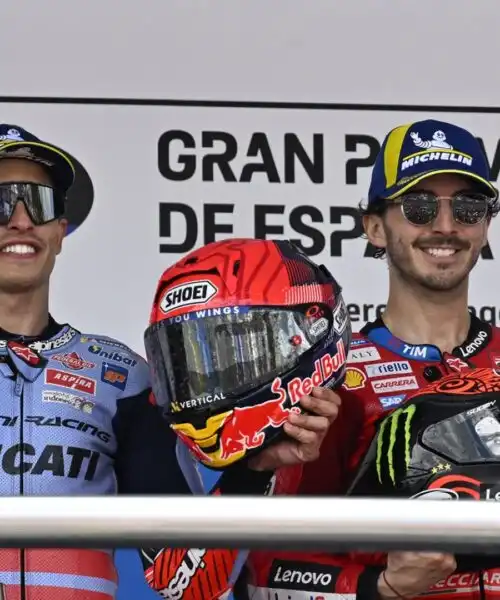 Marc Marquez compagno di squadra? La reazione di Bagnaia