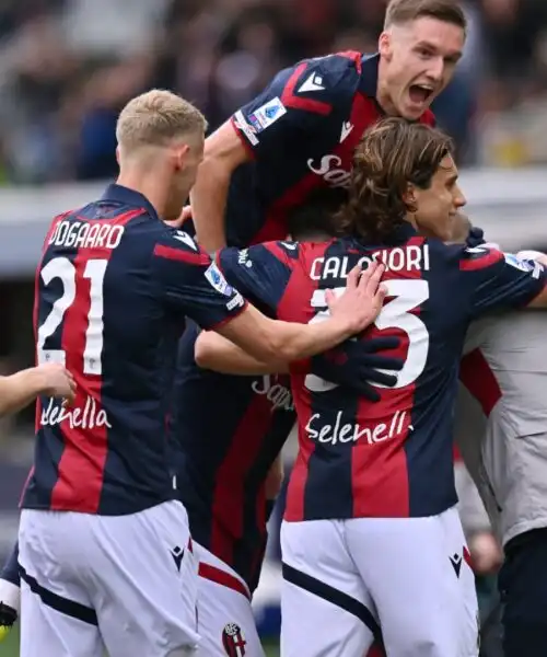 Il Bologna continua a correre: tris alla Salernitana, terzo posto a -2