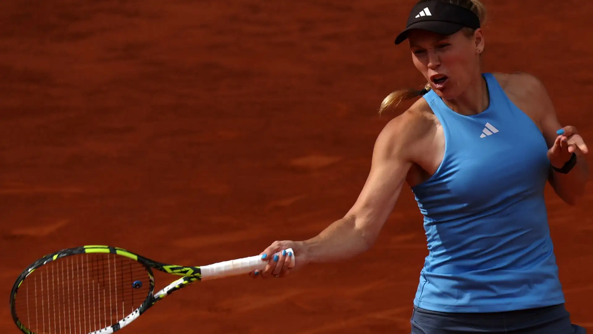 La strada per la Wozniacki sembrava essersi messa in discesa
