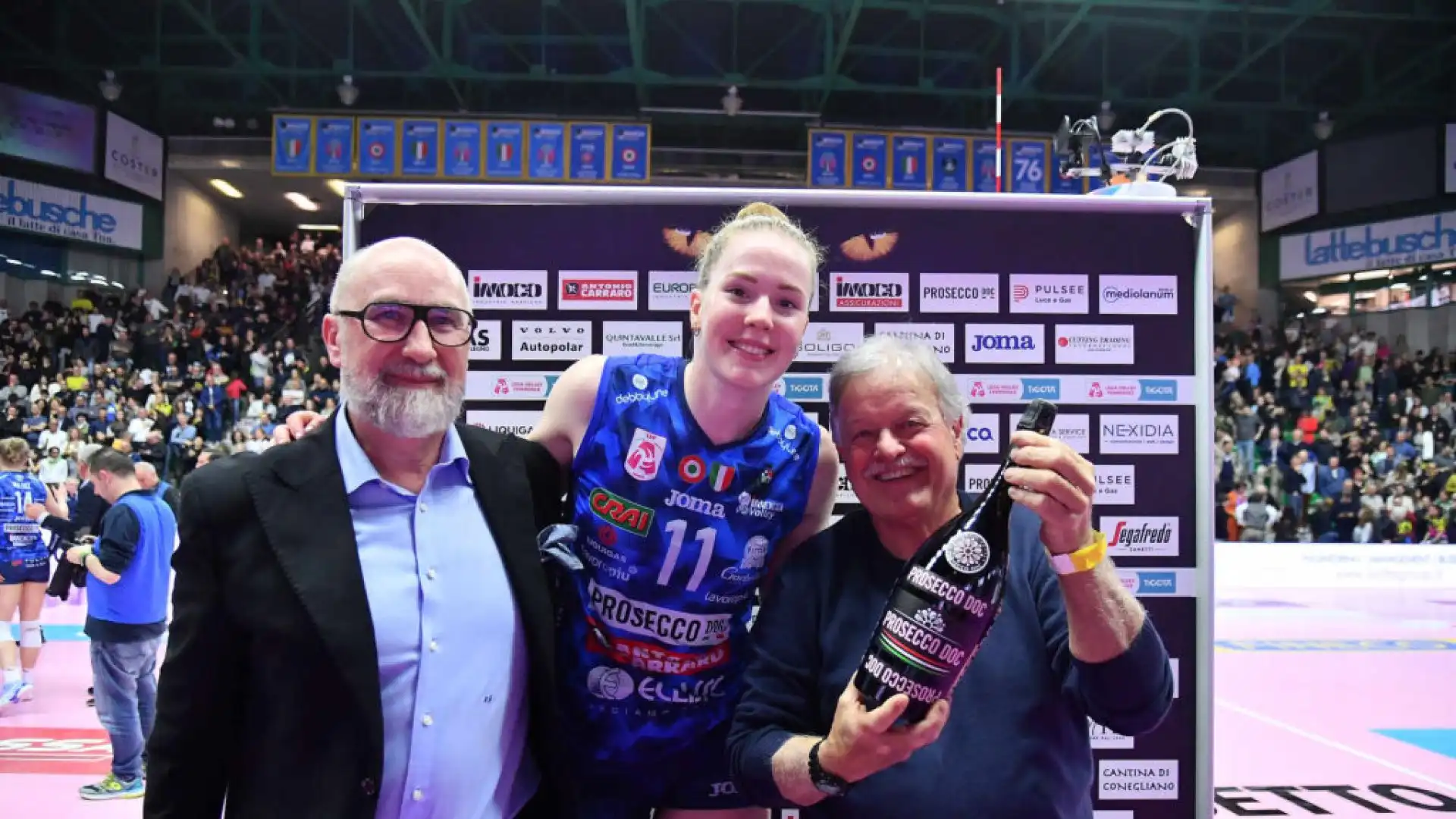 Isabelle Haak è stata la grande protagonista di gara-3 della finale scudetto.