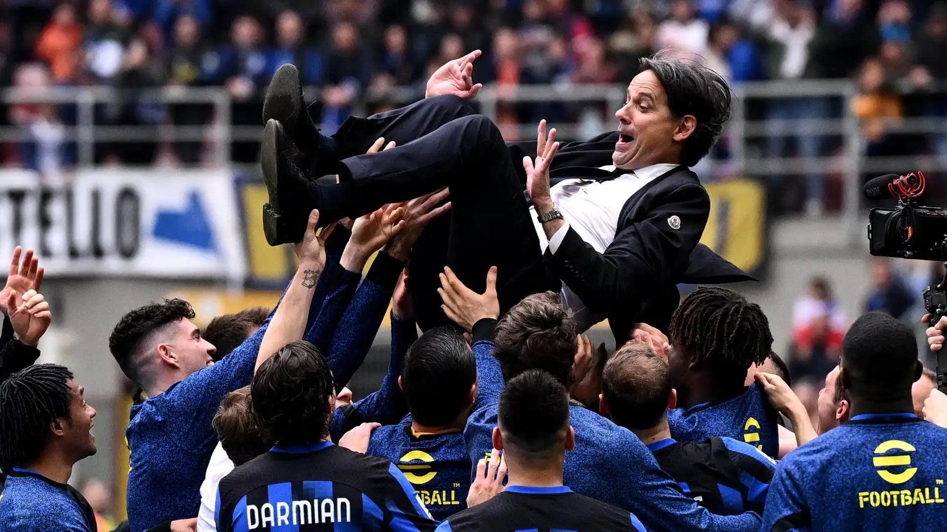 E' partita la festa scudetto dell'Inter