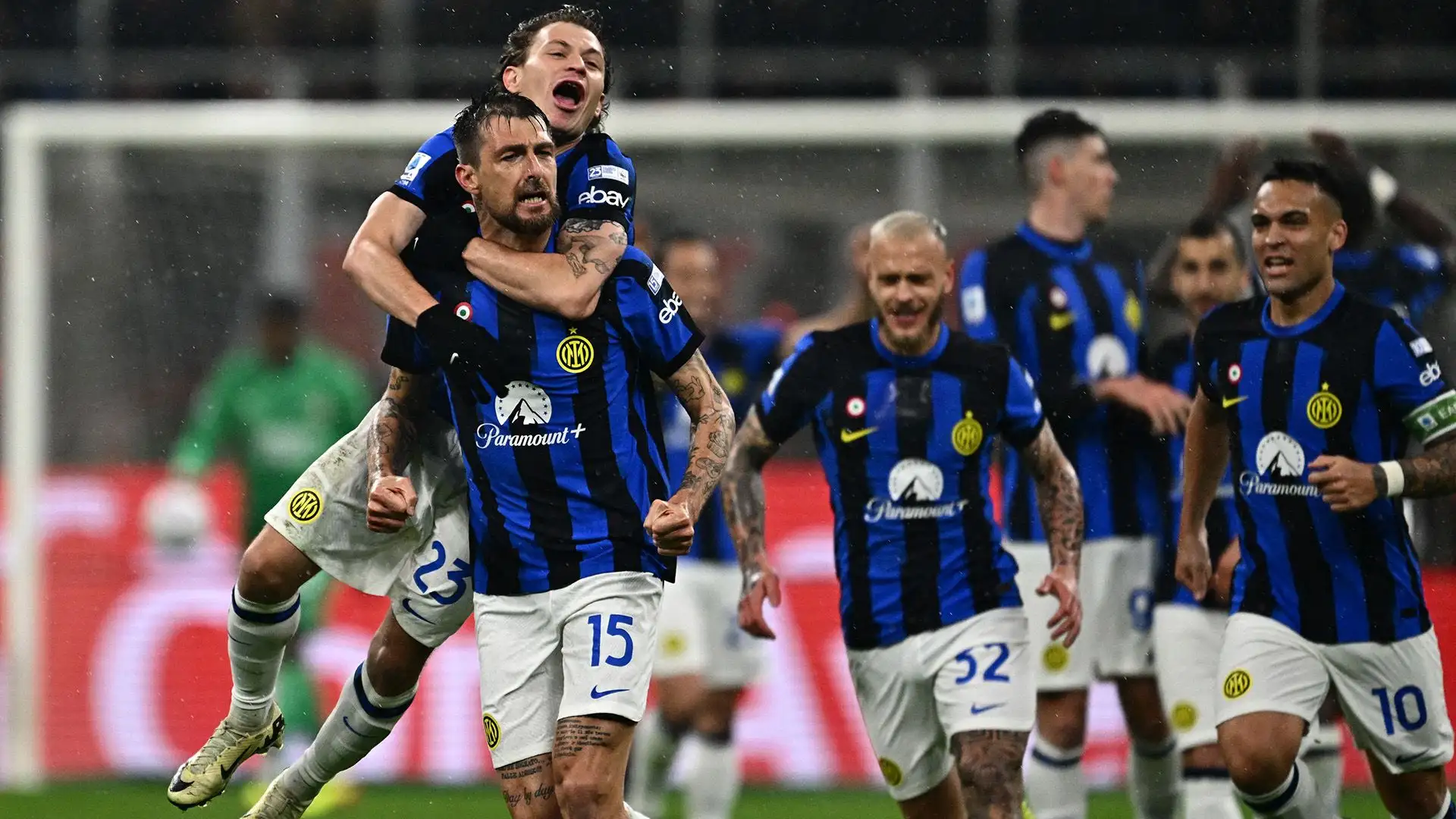 Dopo un avvio in equilibrio la rete di Acerbi ha indirizzato il derby verso i nerazzurri