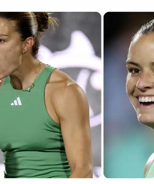 Grinta e sorrisi per Maria Sakkari, le foto del suo show a Charleston