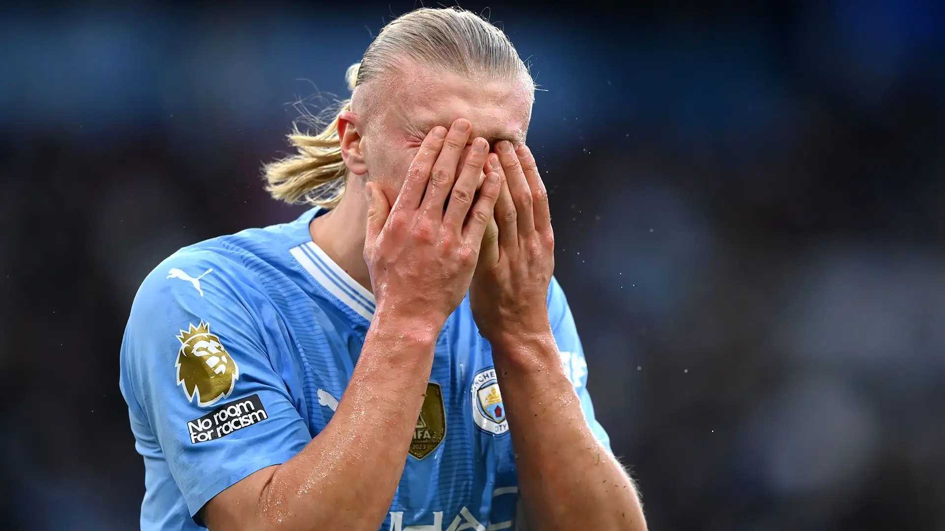 Contro l'Arsenal Haaland non è mai riuscito a rendersi pericoloso