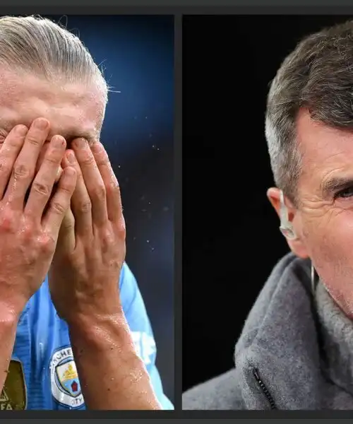 Roy Keane demolisce Erling Haaland: le foto