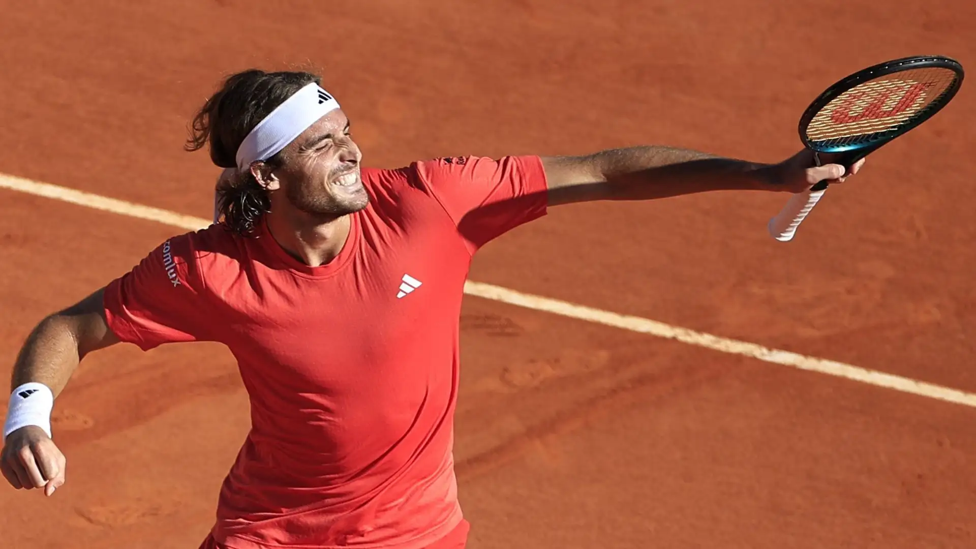 Il tennista azzurro è stato sconfitto in tre set per 6-4, 3-6, 6-4 dal greco Stefanos Tsitsipas