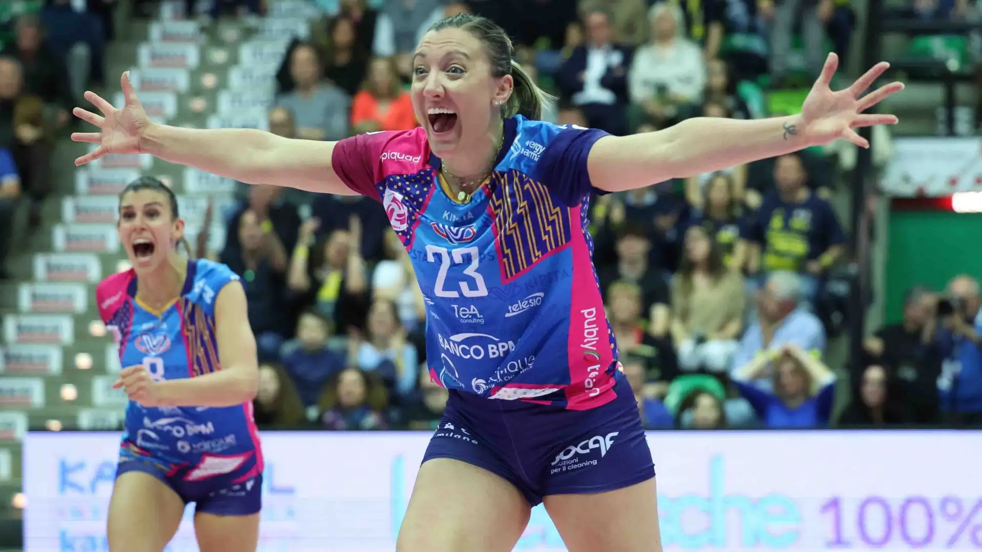 Larson però aveva deciso di dire basta prima dell'arrivo di Paola Egonu e le due non hanno quindi giocato insieme.