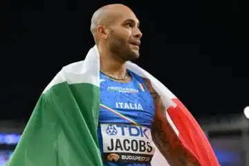 Marcell Jacobs torna a correre a Roma