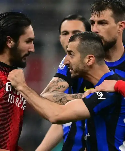Milan-Inter: un fallo su Barella scatena il caos. Foto