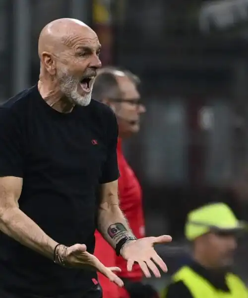 Milan-Roma, Pioli attacca duramente l’arbitro. Foto