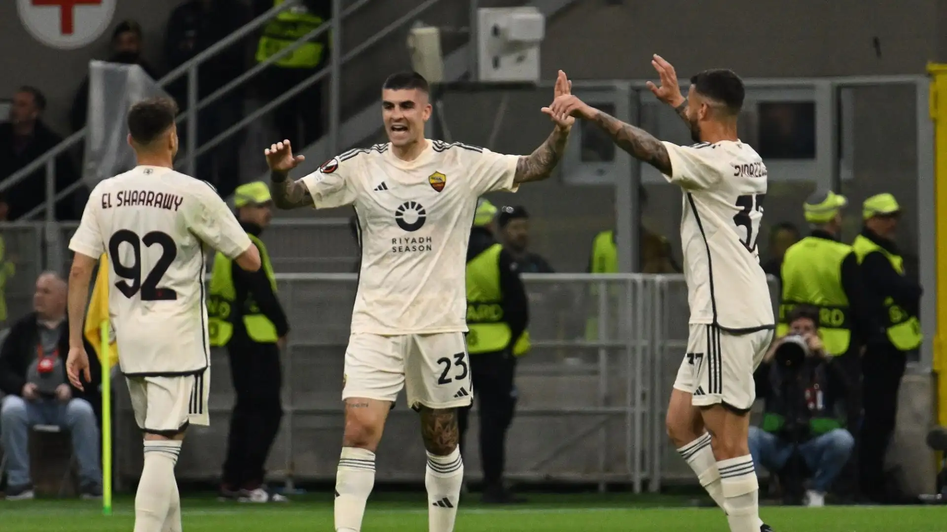Il ritorno è in programma tra una settimana all'Olimpico: la Roma conduce per 1-0