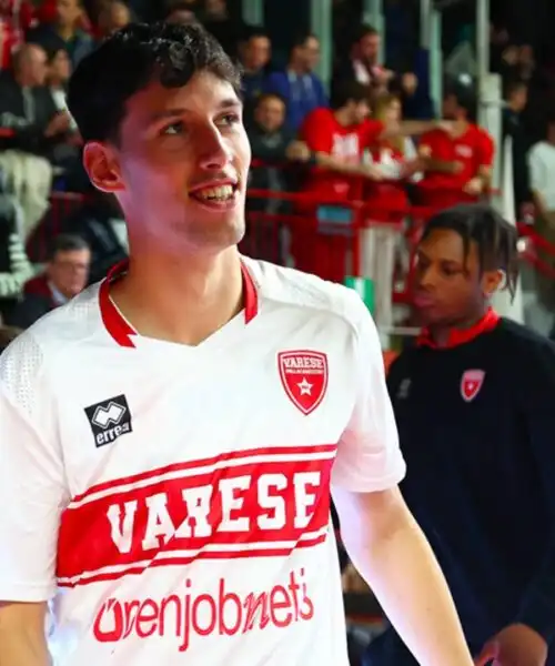 Pallacanestro Varese saluta Nicolò Virginio