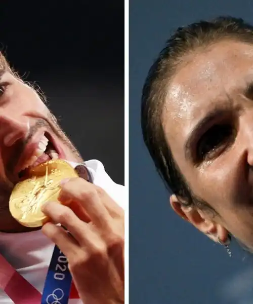 Olimpiadi: le foto di Gianmarco Tamberi e Arianna Errigo, portabandiera dell’Italia