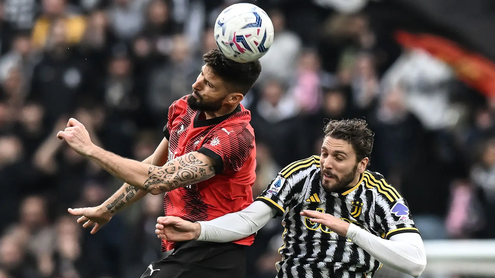 Olivier Giroud 5. Braccato da Bremer non è riuscito a essere efficace neanche nel gioco di sponda