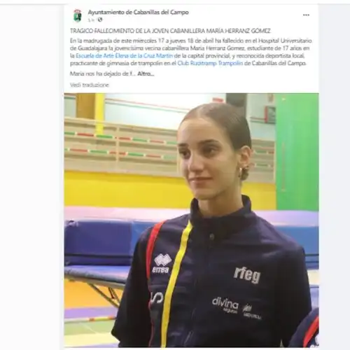 Meningite fulminante, muore giovanissima ginnasta della nazionale spagnola