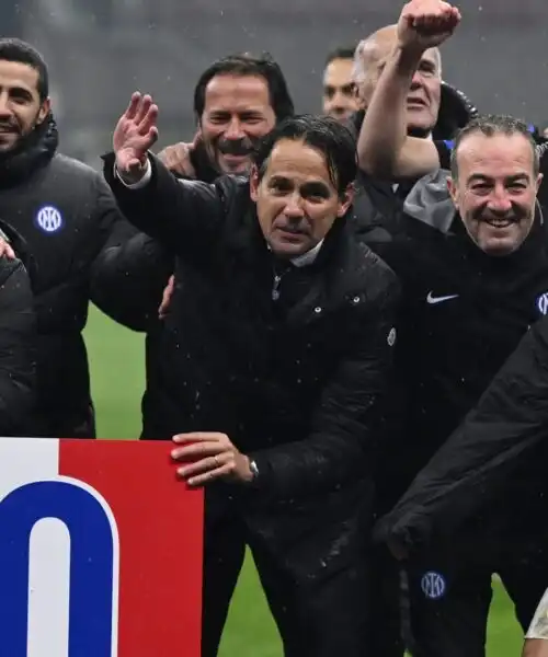 Inter Campione d’Italia, Simone Inzaghi: “Abbiamo fatto la storia”