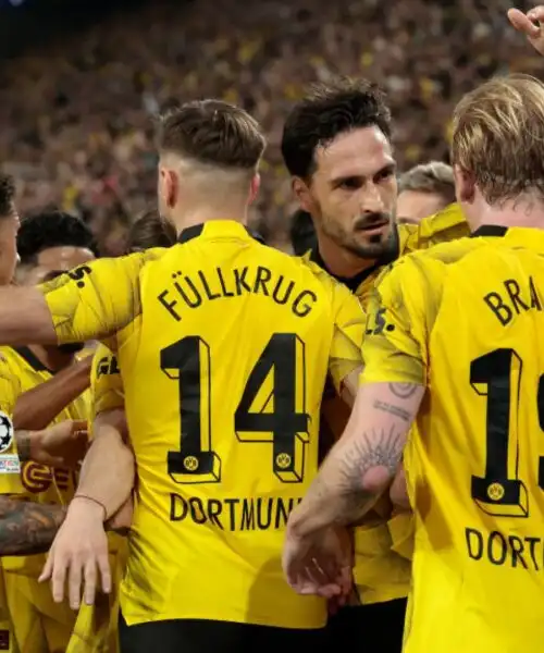 Il Borussia Dortmund vince il primo atto, due pali fermano il PSG