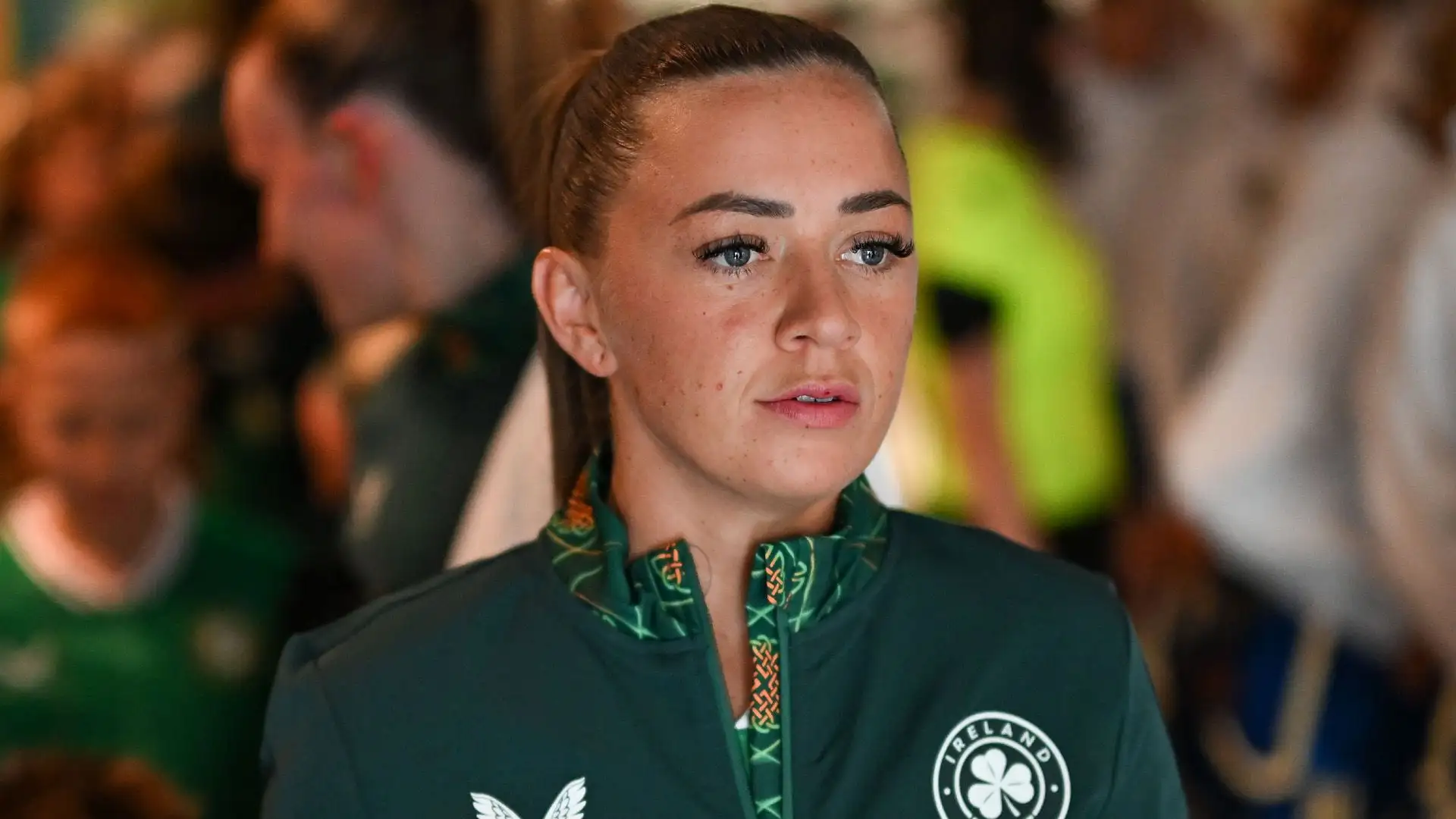 Qui è concentratissima prima di Irlanda-Svezia