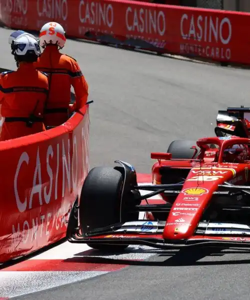 GP Monaco, la Ferrari di Charles Leclerc davanti anche nelle ultime libere