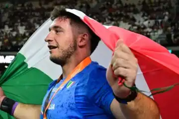 Leonardo Fabbri batte il record italiano nel getto del peso