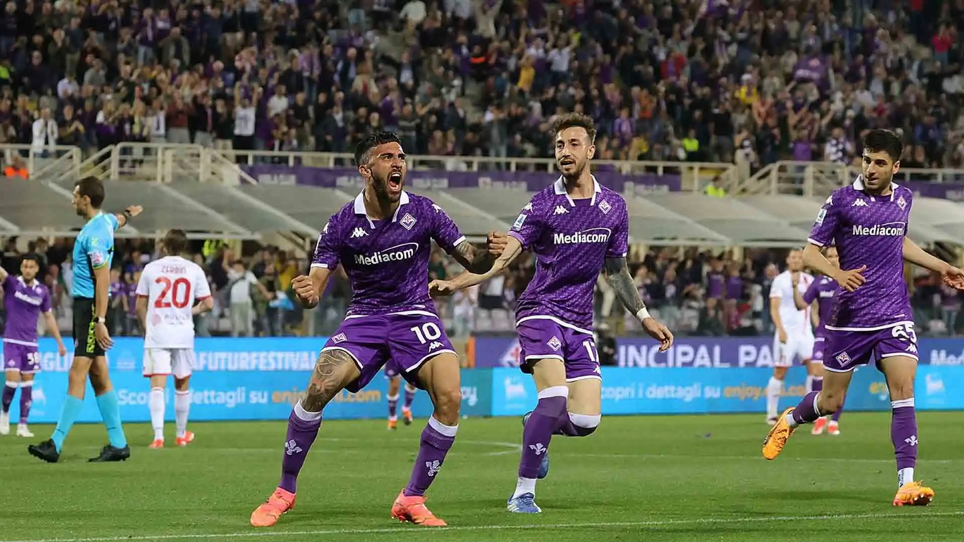 Una scena inedita per il calcio italiano