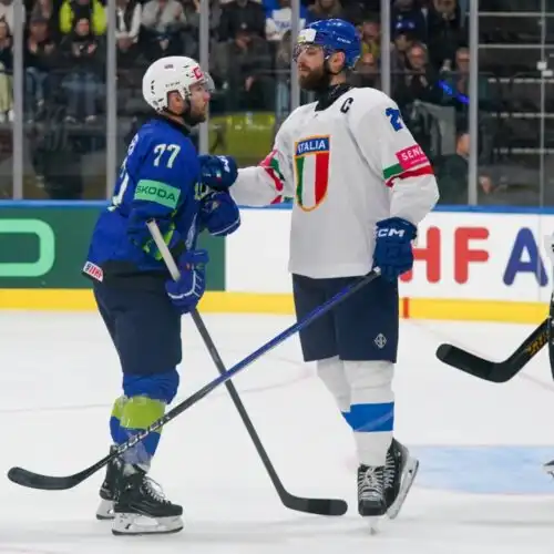 L’Italhockey frena ai Mondiali, nessun gol e sconfitta con la Slovenia