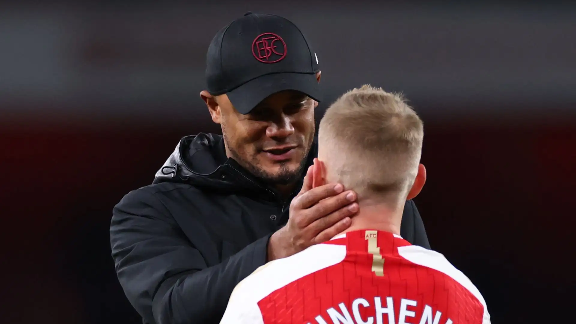 Zinchenko ha giocato per due stagioni con Kompany al Manchester City, prima dell'addio del difensore belga