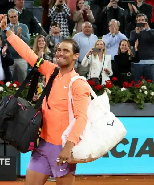 Rafael Nadal prova a stringere i denti per Roma